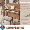 Piano Carpet Noise Reduction Rug, Soundproof Mat, Heat Insulation, Moisture-Proof Non-Slip Floor Mat for Upright Pianos (Color : C)