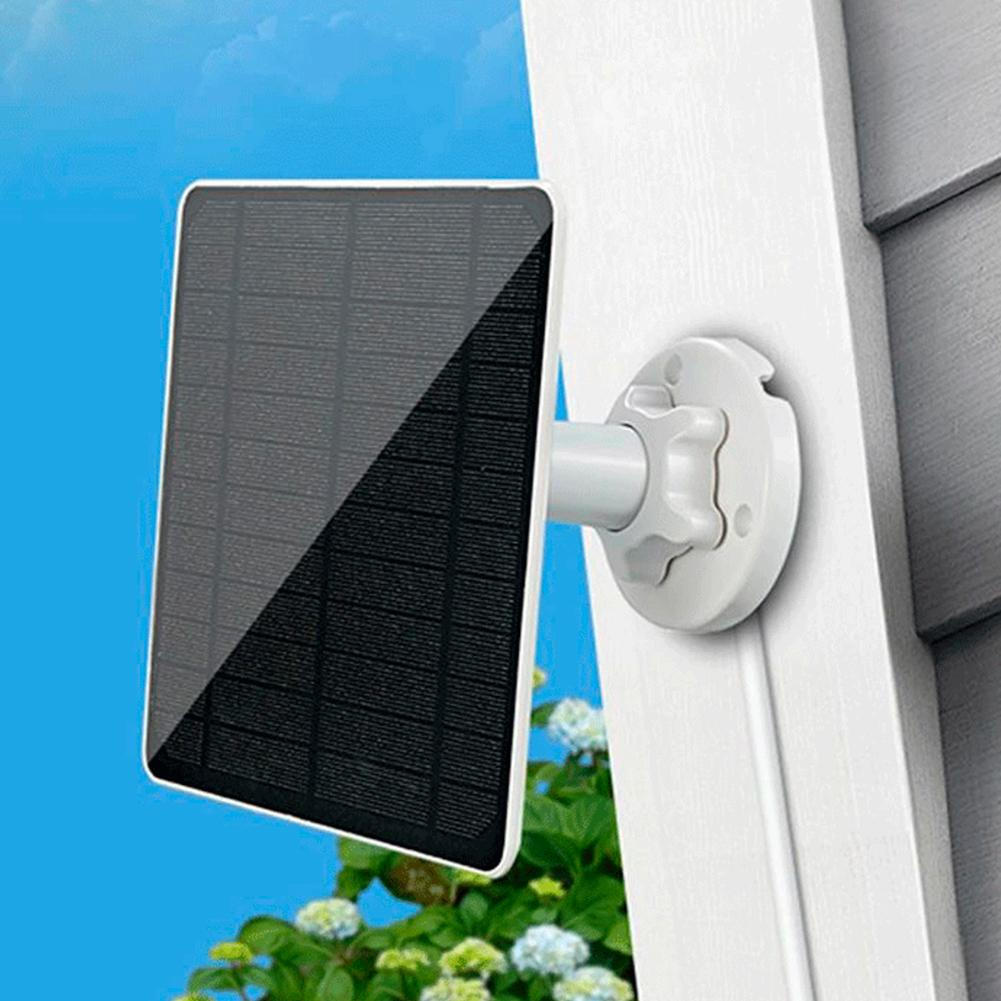 5W 5V Solar Panel Power for Security Camera Outdoor USB Charging 360° Adjustable
