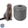 Sisal Rope 6mm for Cat Scratcher Repair and Replace Cat Scratching Post, DIY Scratching Furniture - Cat Tree, Scratch Carpet and Mat, Cat Kicker Toys, Gray 98ft/30m
