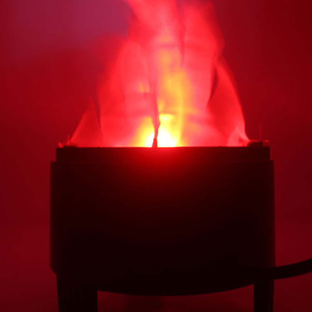 10x Led Flame Fire Light Effect Standing Lamp Fake Fire Flame
