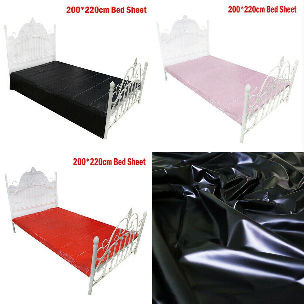 Lenzuolo Impermeabile In PVC Lucido Da 200*220Cm Per Gioco Bagnato Adulti