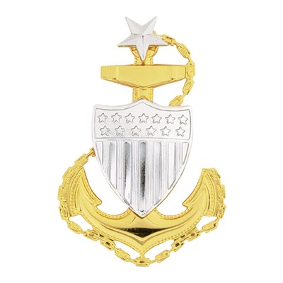 US Coast Guard (USCG) Cap Device Senior Chief E-8 Regulation Size