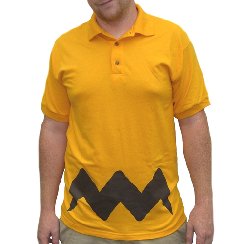 yellow polo tee shirt