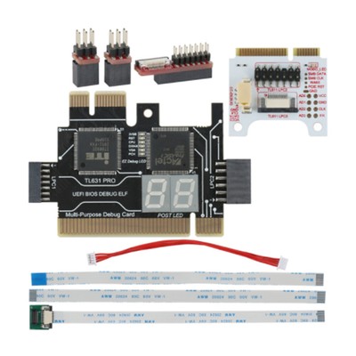 TL631 Pro PC PCI PCI-E LPC Diagnostic Analyzer Tester Debug Card Update of TL611