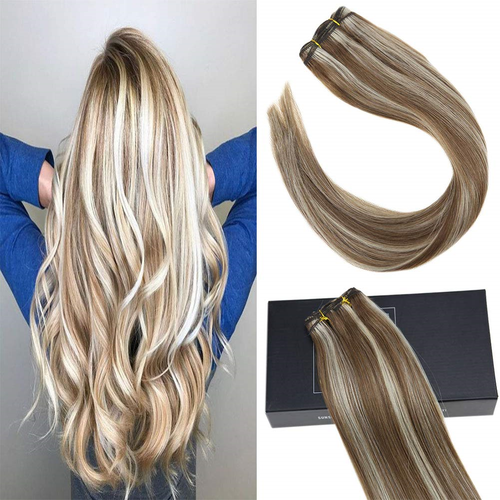 Sunny 16inch Weft Hair Extensions Human Hair Sew In 100g Bundle