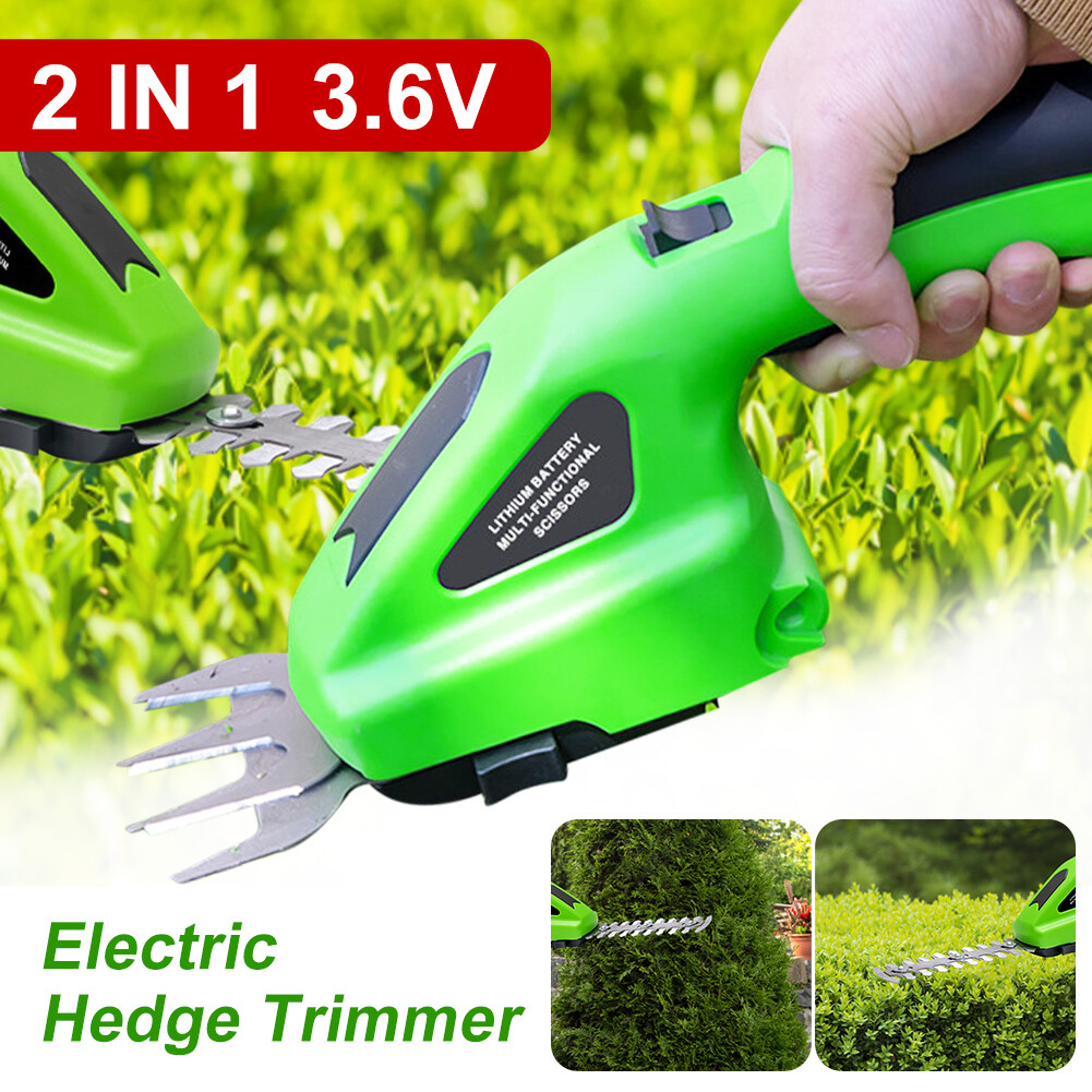 Portable Grass Trimmer 3.6v Cordless Hedge Cutter