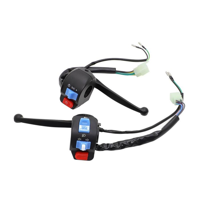 Left ＆ Right Brake Lever Handlebar Control Switch For GY6 Moped Scooter 50-125cc