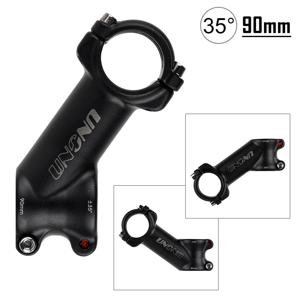 For UNO Stem 7&deg;/17&deg;/35&deg;Mountain Road Bike Handlebar Stem Aluminum 31.8*60-130mm