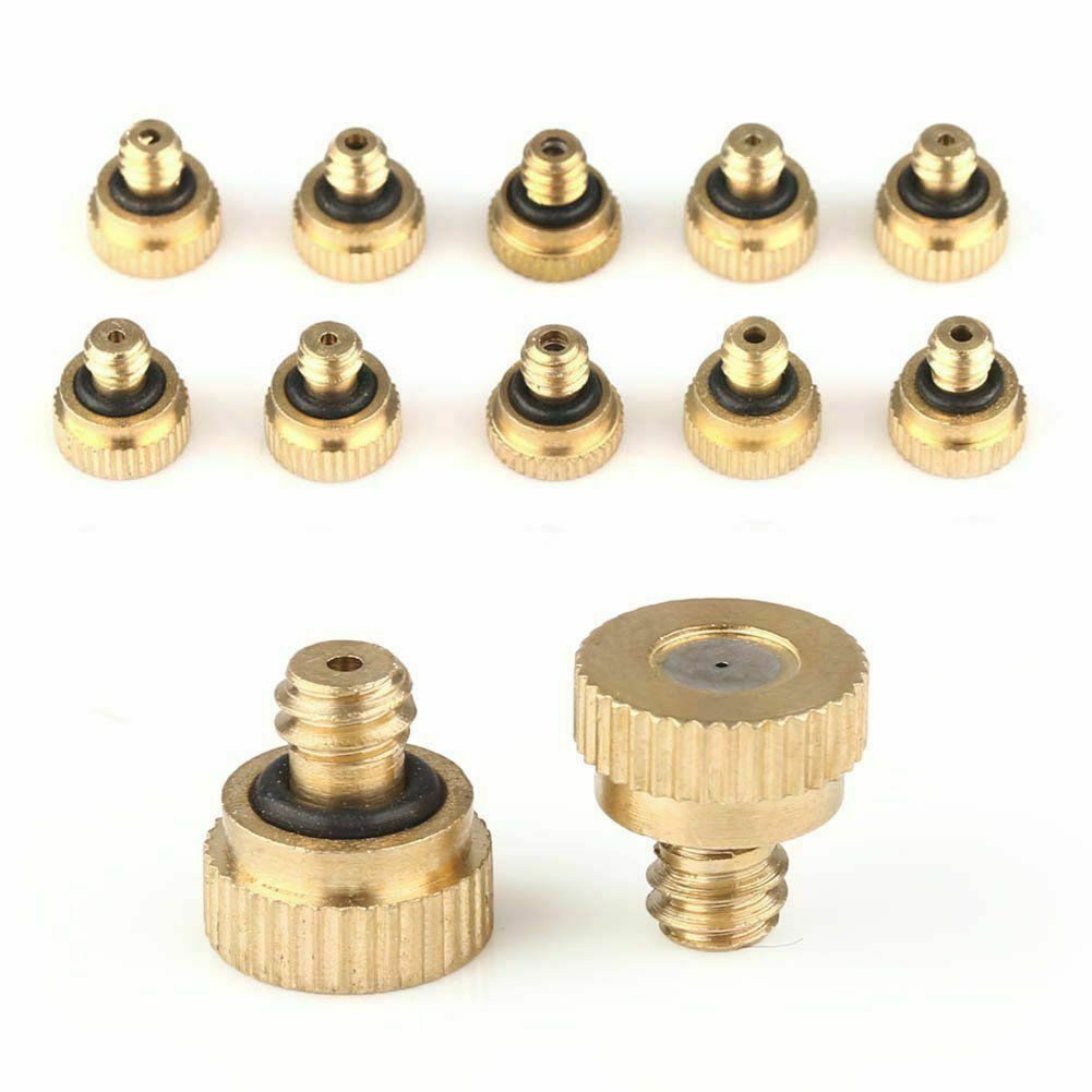 Outdoor Misting Cooling System Garden Tool Irrigation Water Mister Nozzles USA