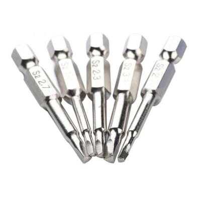 5Pcs Sale Magnetic Triangle Head Screwdriver Bits S2 Steel Shank V9S5 1/4 G0G5