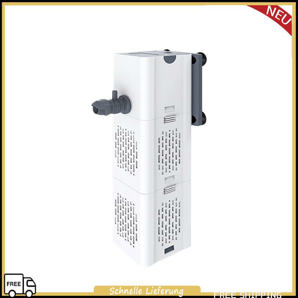 ZY-N61 4 in 1 Aquarium Luftsauerstoff Aquarium Filter Interne Pumpe (EU 6W) ✅