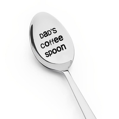 Dad Birthday Gift from Daughter Son Dad s Coffee Spoon for Daddy Papa Christm...