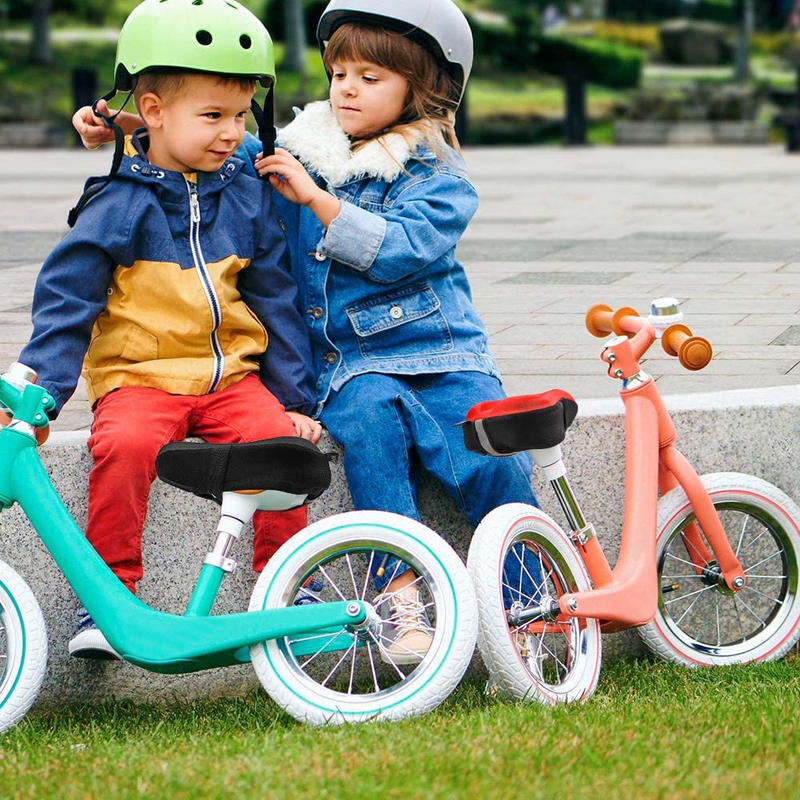 Kids Gel Bike Seat Cushion Cover for Boys & Girls Bicycle Seats, 9"X6" Memory Fo
