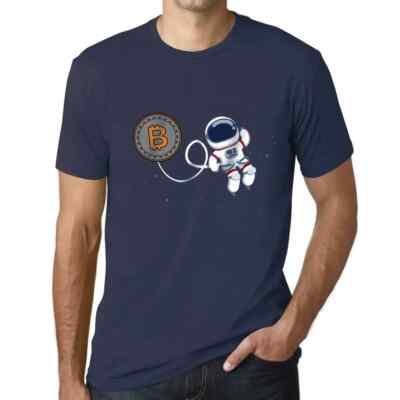 ULTRABASIC Homme Tee-Shirt Bitcoin To The Moon Hodl Btc Crypto Funny Bitcoin To