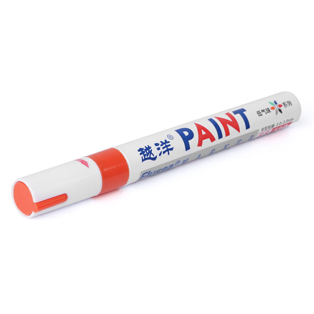 Orange Paint Marker Pen Permanent Tire Tyre Tread Rubber Metal Waterproof US New