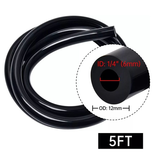 5FT 5/32 1/4 5/16 3/8" ID Automotive Silicone Vacuum Tubing Hose line Kit 4PCS