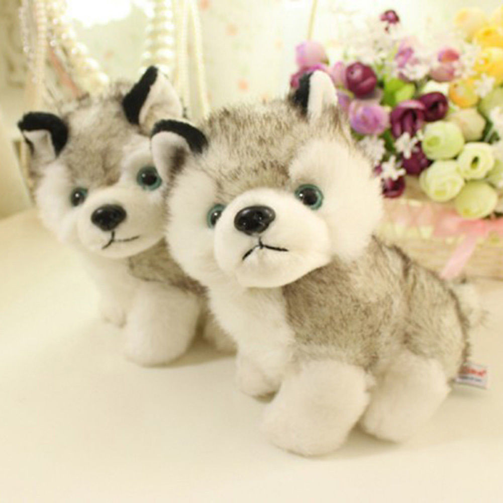 husky dog doll