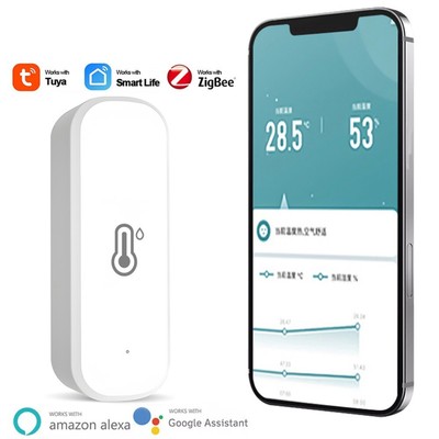 Temperature Humidity Sensor Thermometer Hygrometer Indoor Wireless Detector