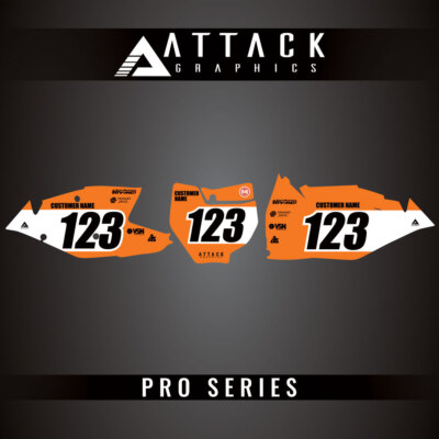 Attack Graphics KTM_F_21_PRO Pro Series Number Plate Backgrounds