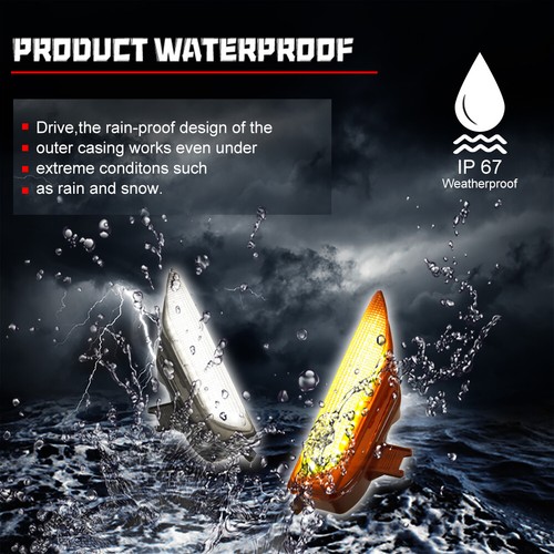 Fog Turn Signal Light Sequential LED Lamps For Infiniti Q50 Q50S Sport 2014-2020