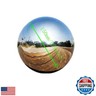 zosenda Stainless Steel Gazing Ball, Mirror Polished Hollow Ball Reflective Garden Sphere, Floating Pond Balls Seamless Gazing Globe for Home Garden Ornament Decorations (15CM X 1PCS)