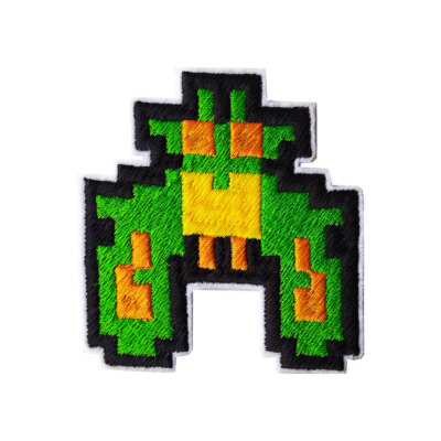 Galaga Patch Ships Embroidered Arcade Iron-On | Sew-On | DIY
