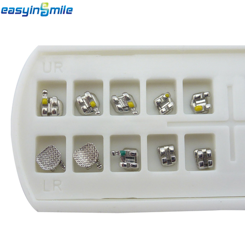 5 PK Dental Orthodontic Metal Braces Bracket Mini Roth/MBT 022 With Hooks 3 4 5