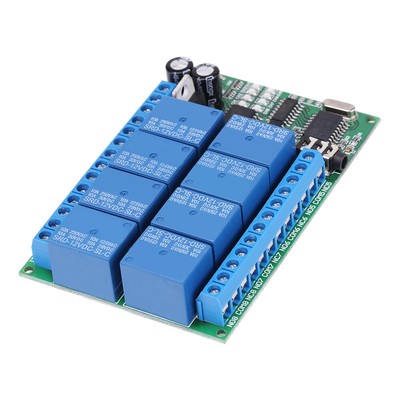 DC 12V 8CH DTMF Relay Phone Voice Decoder Remote Controller Switch Module ECO