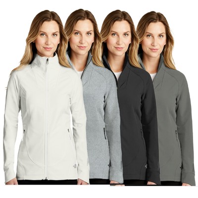 

Женская куртка The North Face с молнией во всю длину, софтшелл, эластичное пальто с длинными рукавами