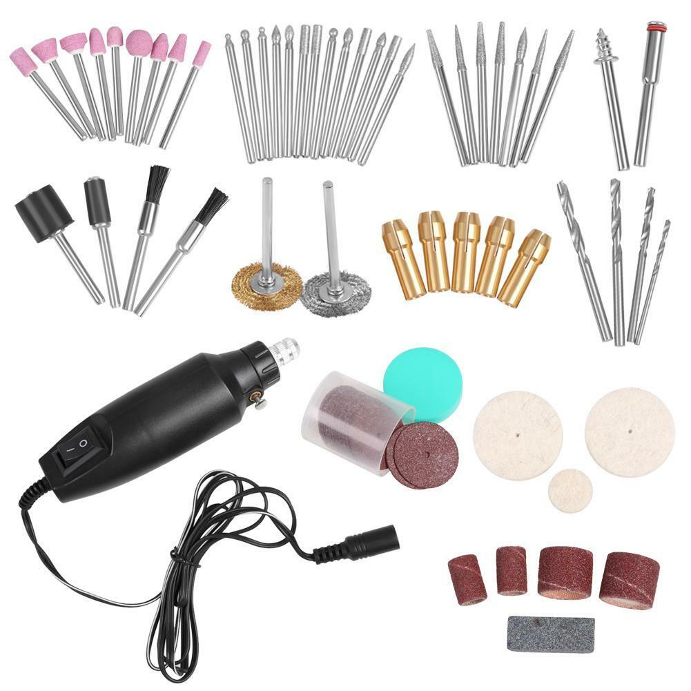 Grind set. Mini grinder accessories. electric grinder set.