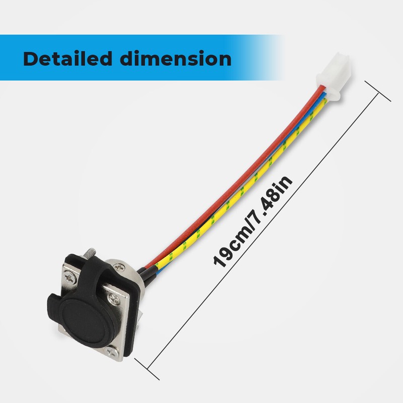 Socket Connector w/ Rubber Plug for Gen2 97412 97495 XRC 9500 1200
