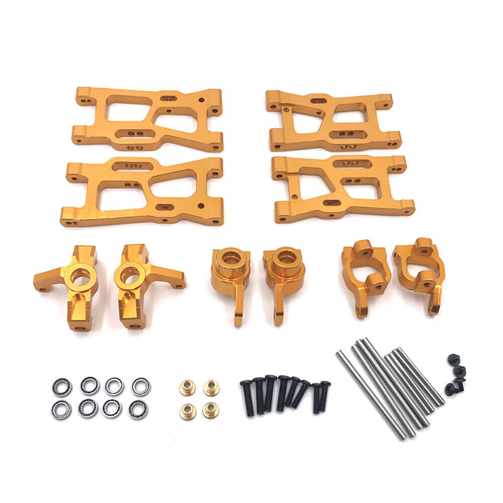 Metal Upgrades Parts Kit For WLtoys 144001 124018 124019 Replacement RC Car