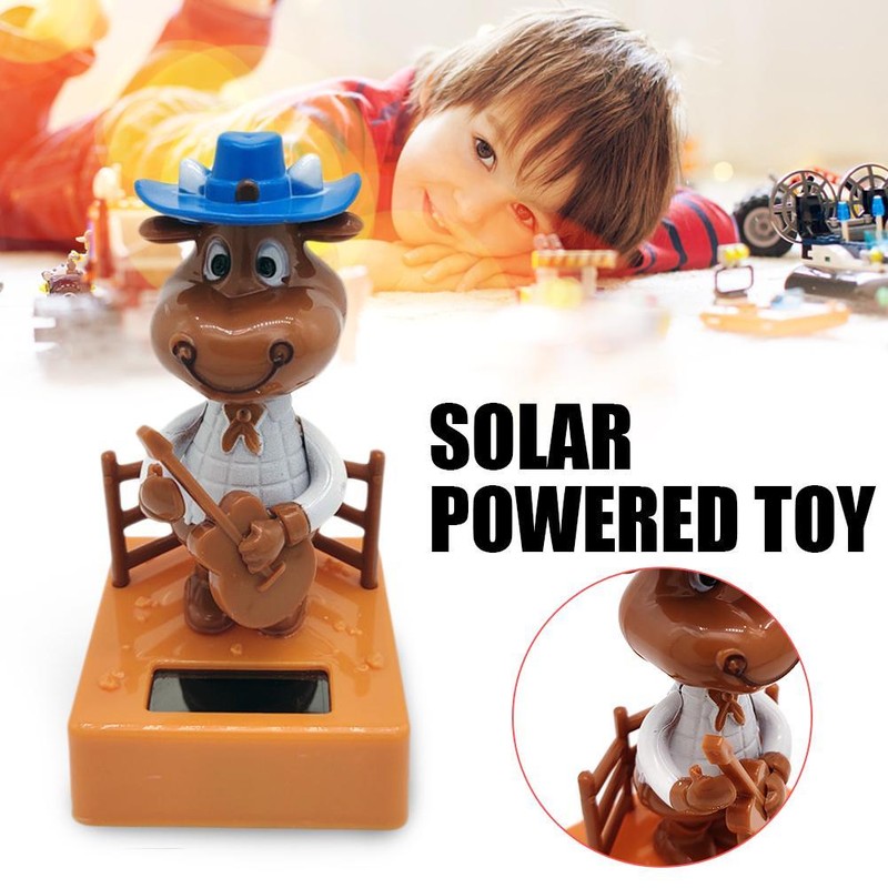 Details About Car Decor Solar Powered Auto Dancing Animal Doll Swing Bobble Dancer Toy Gifts