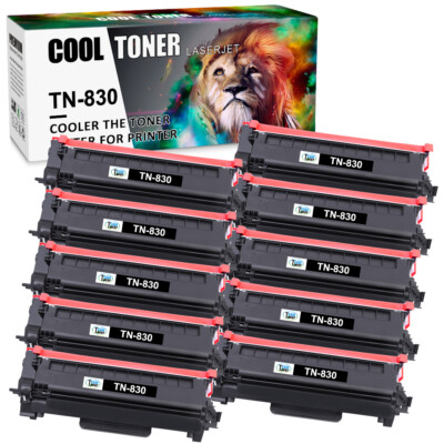 TN830 TN830XL Toner Cartridge for Brother HL-L2405W MFC-L2760DW MFC-L2820DW LOT