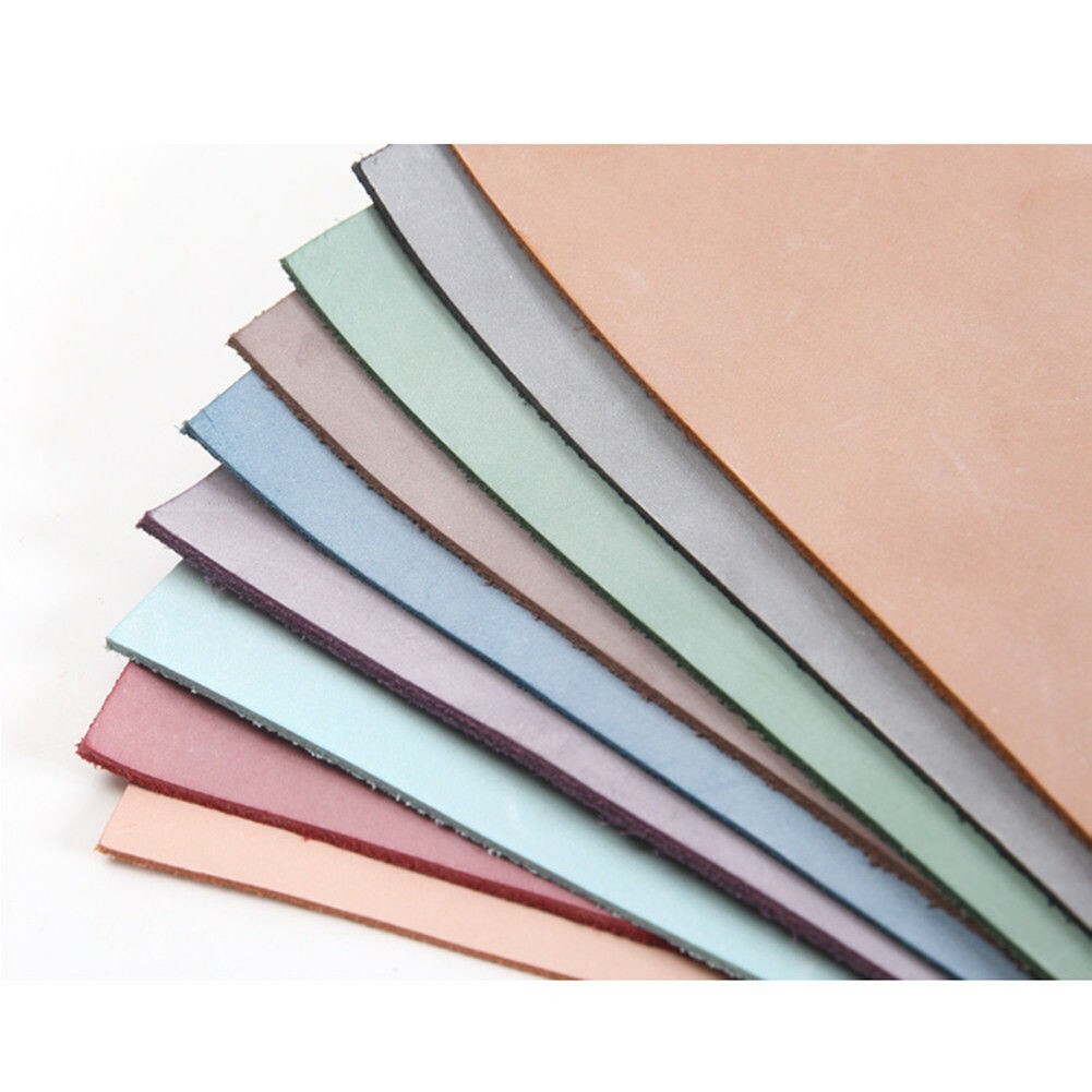 Frost Wax Genuine Leather Blank Raw Cow Hide Fabric for Wallet Bag Craft DIY 2mm