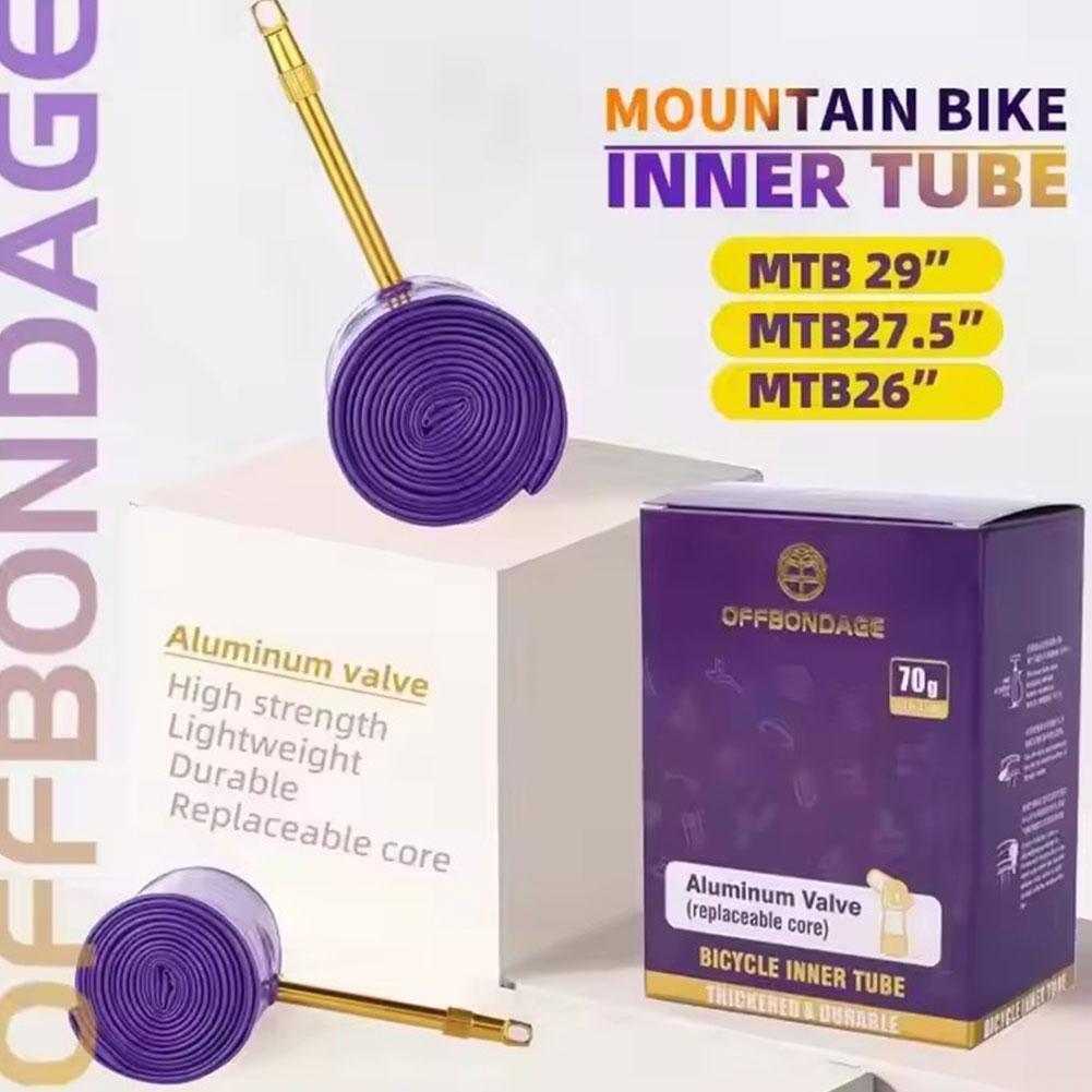 Road Bike TPU Inner Tube Bicycle Tire 60/80mm Aluminum Prest