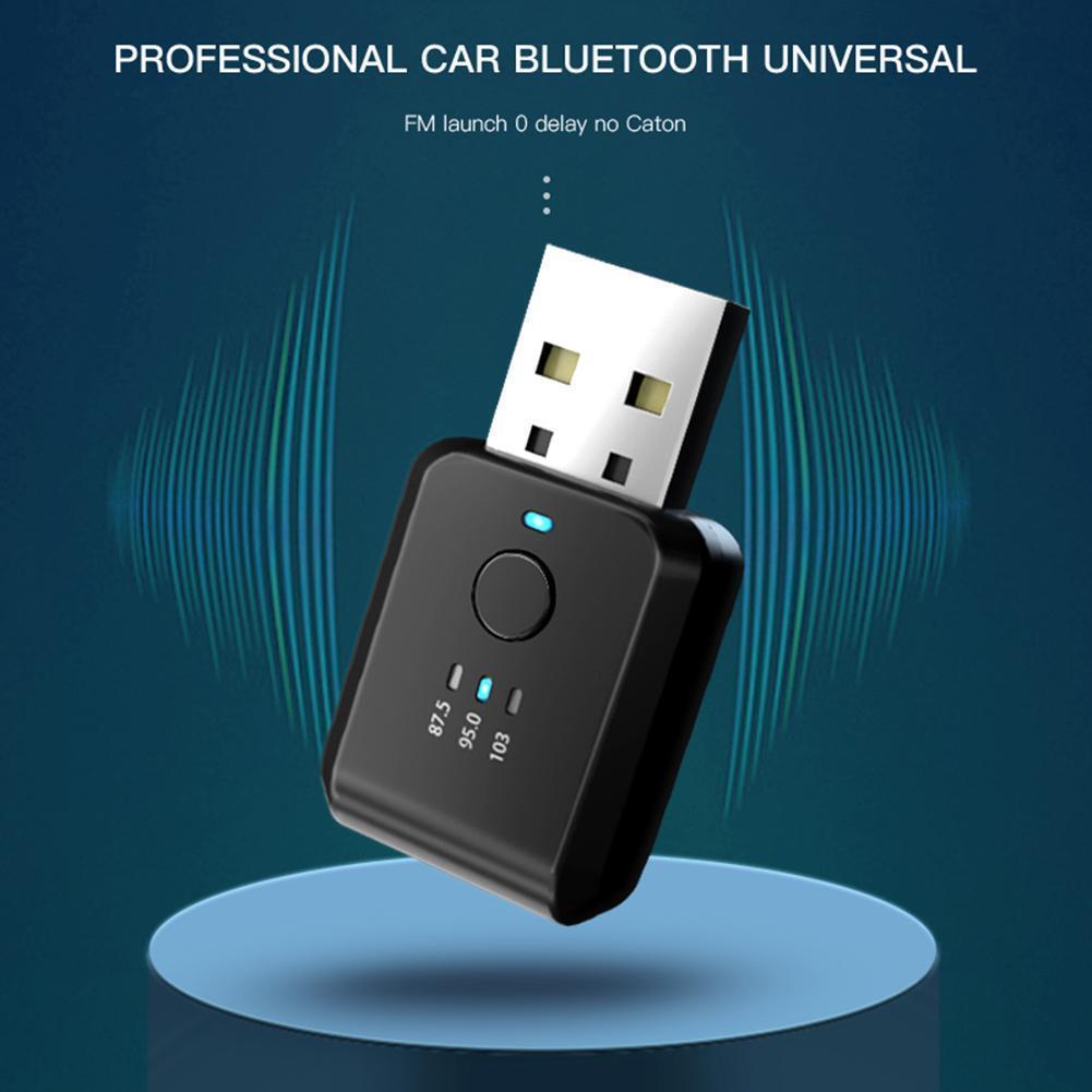 FM01 Bluetooth-Compatible Receiver Wireless Car Radio USB FM Transmitter
