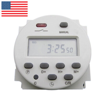 CN101 DC 12V Digital LCD Power Programmable Timer Time Relay Switch #D