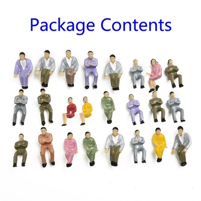 50pc Train Mechanic People Figure Model Railway Scenery Layout 1:50 Scale