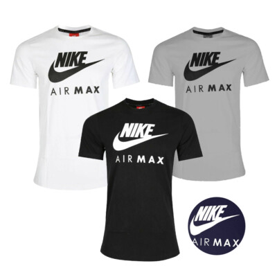 

Мужская футболка Nike Air Max Slim Fit, спортивная футболка с коротким рукавом и круглым вырезом, футболка для тренировок, 809247