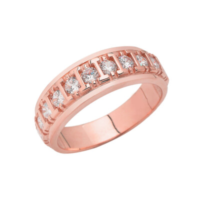 Pre-owned Fdj Men's Wedding Ring In Gold (yellow/rose/white) In Yellow Gold