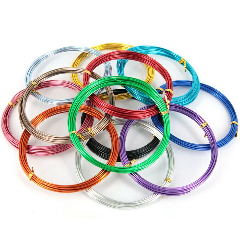 1.5mm Aluminium Wire Craft Jewellery Making Material Handcraft Florist 5Mtr