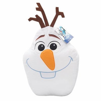 Disney Frozen Olaf the Snowman Decorative Throw Pillow  Head Cushion Plush