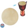 8.5/12 inch Buffalo Leather Drum Head 2pcs, Long-lasting and Consistent Sound for African Bongo Drums Accessory(12 inch)
