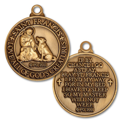 NEW Saint Francis Love All of Gods Creatures Pet Tag.