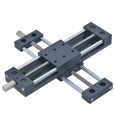 XY Axis Manual Stage Sliding Table Adjustable Aluminium Platform 20mm-80mm