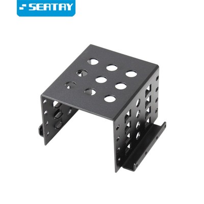 HDD Mounting Rack Black Adapter Bracket 2.5'' SSD to 3.5''Bay Hard Drive Dock Tray