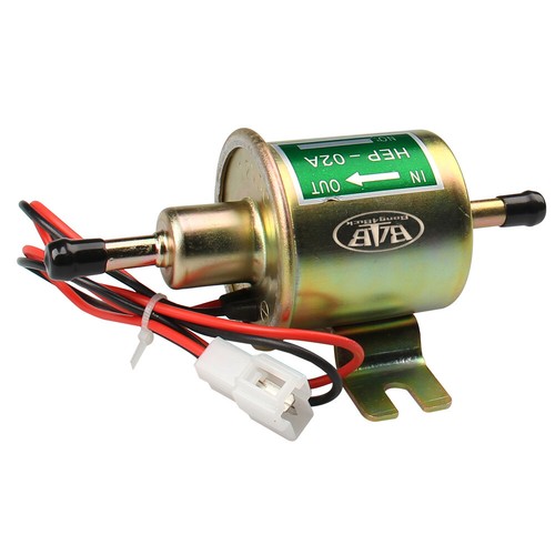 12V Universal Electric Fuel Pump Diesel Gas 5/16 Inch Inline 4-7PSI Low Pressure