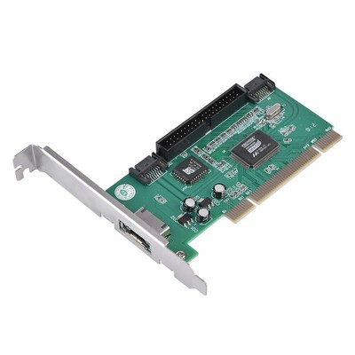 Eboxer PCI to 2 SATA Ports 1 eSATA Port 1 IDE Interface RAID Controller Card