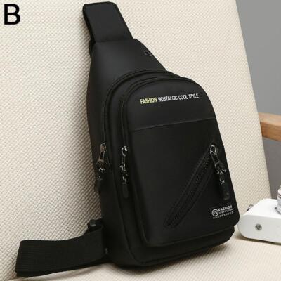 Fashion Chest Bag for Men Multi Compartments P3V2 W2X8
